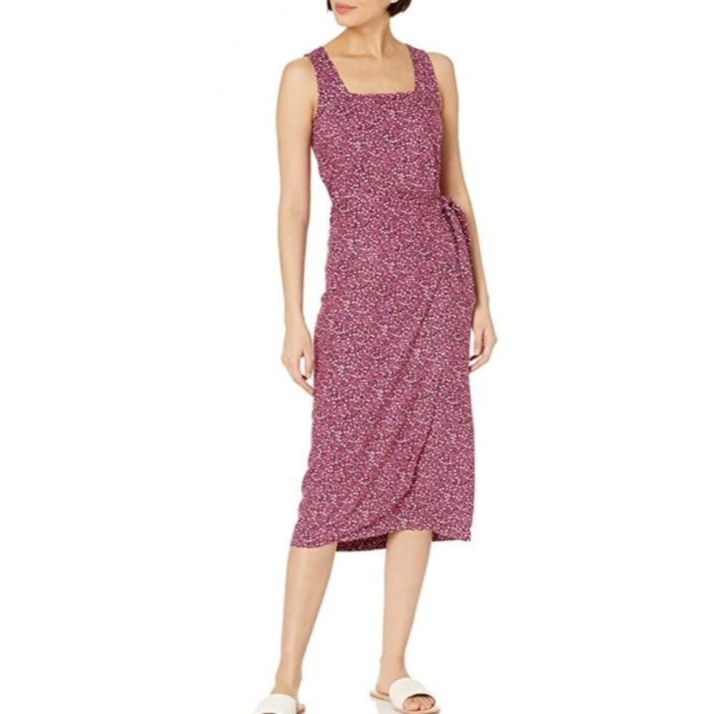 Goodthreads Faux Wrap Fluid Twill Dress Sz XS